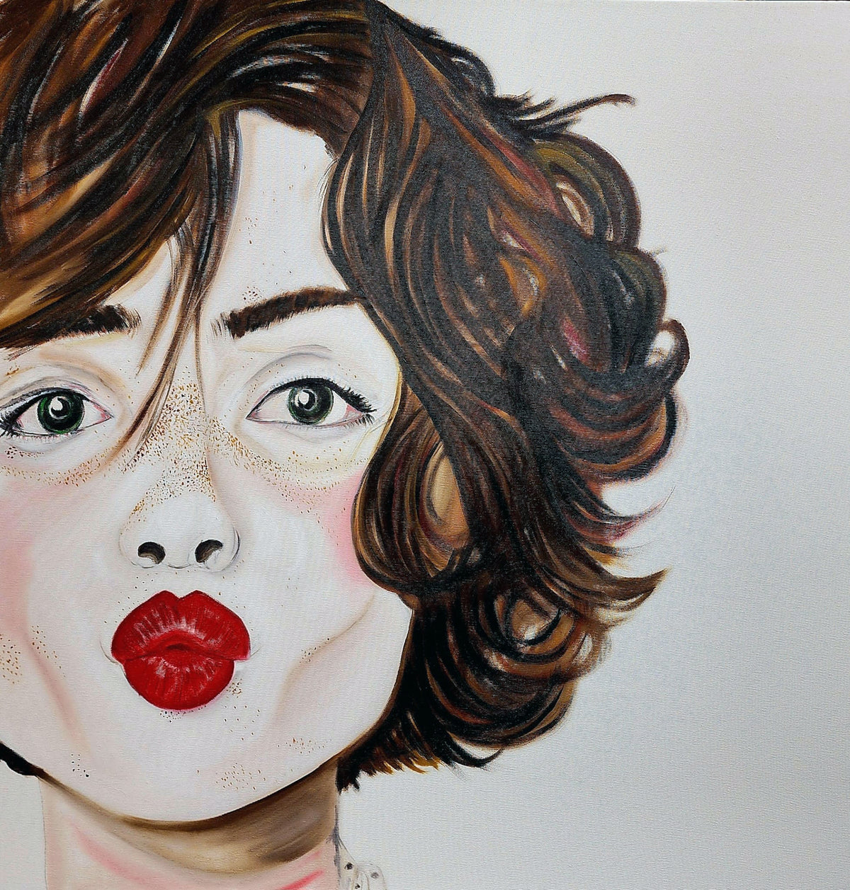 Mischief — oil painting by Dana Edri