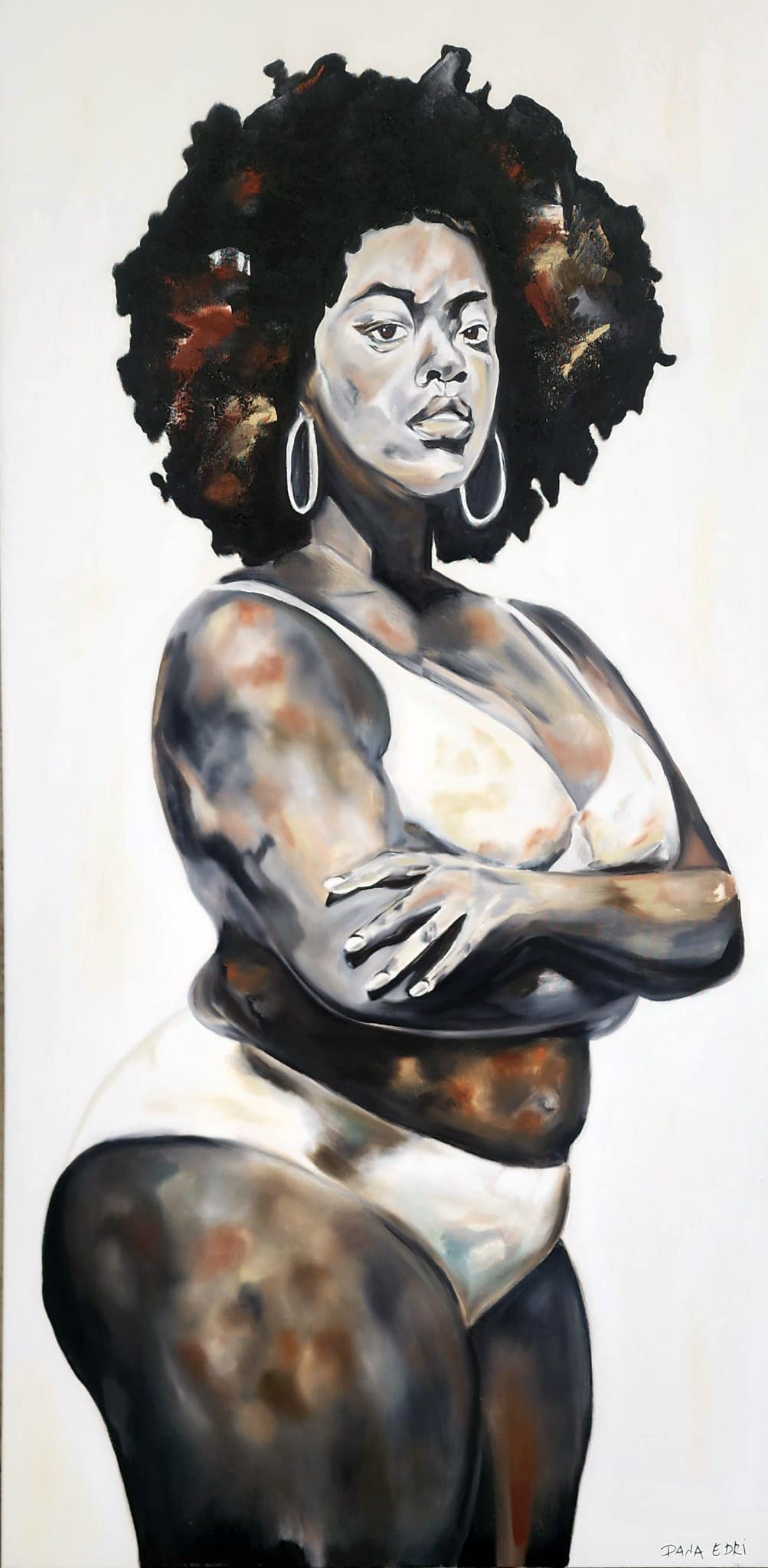 Presence — oil painting by Dana Edri