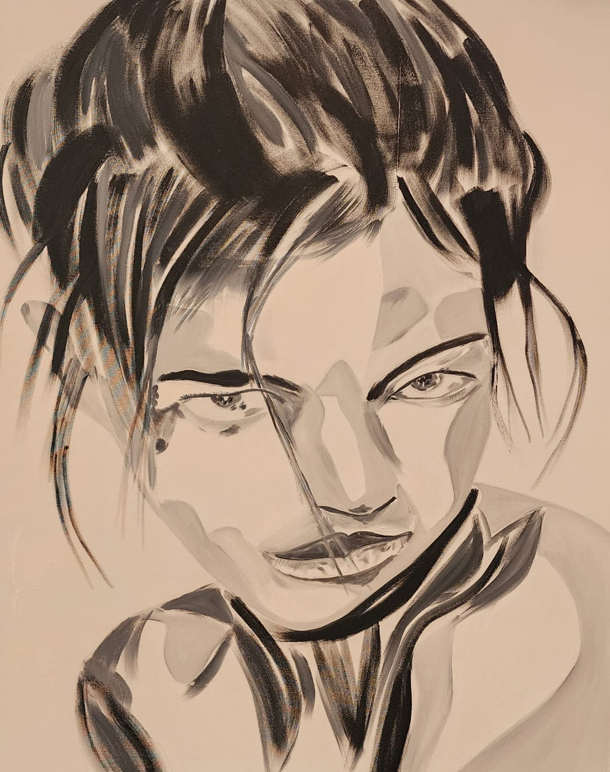 Undone — oil painting by Dana Edri