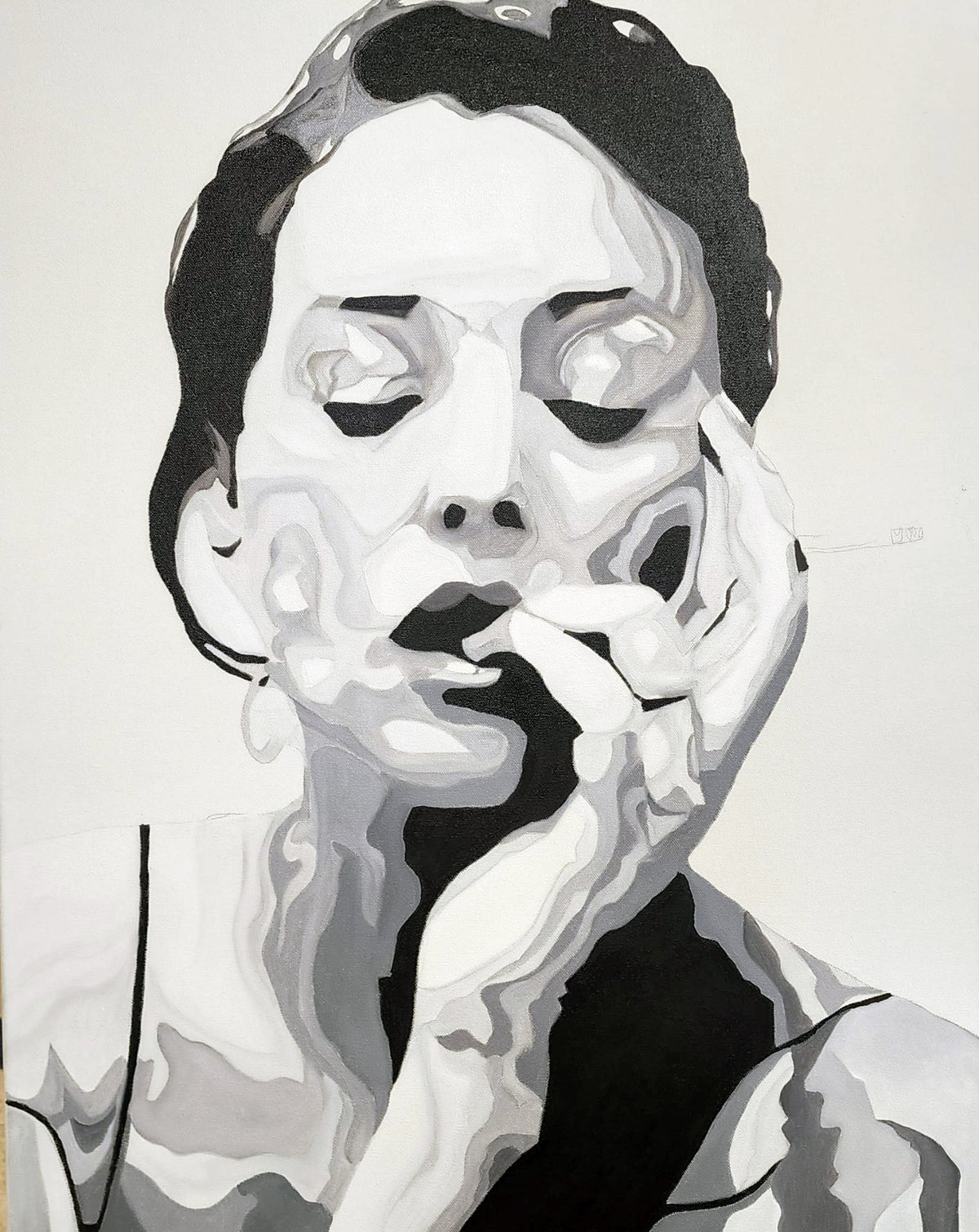 Melt — oil painting by Dana Edri