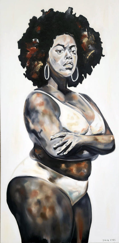 Presence — oil painting by Dana Edri