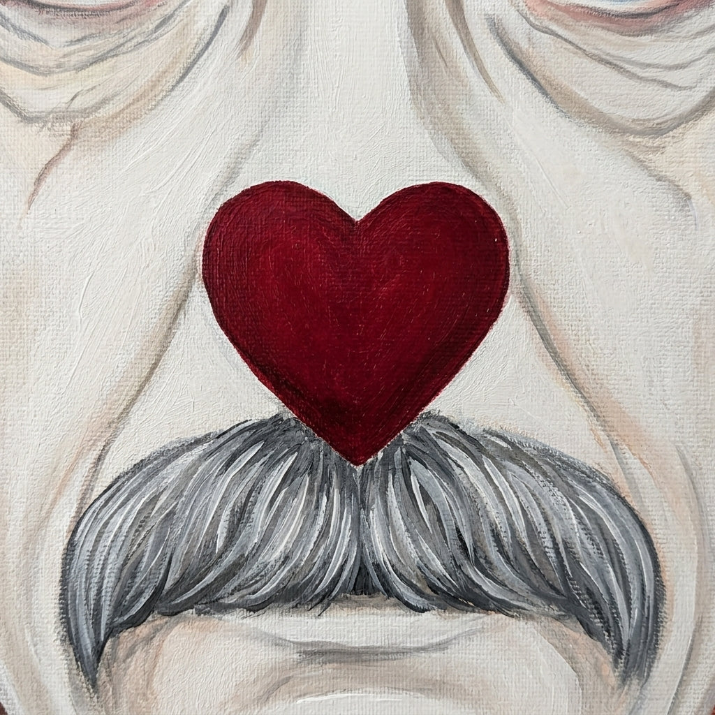 Coffee Break — detail, oil painting by Dana Edri