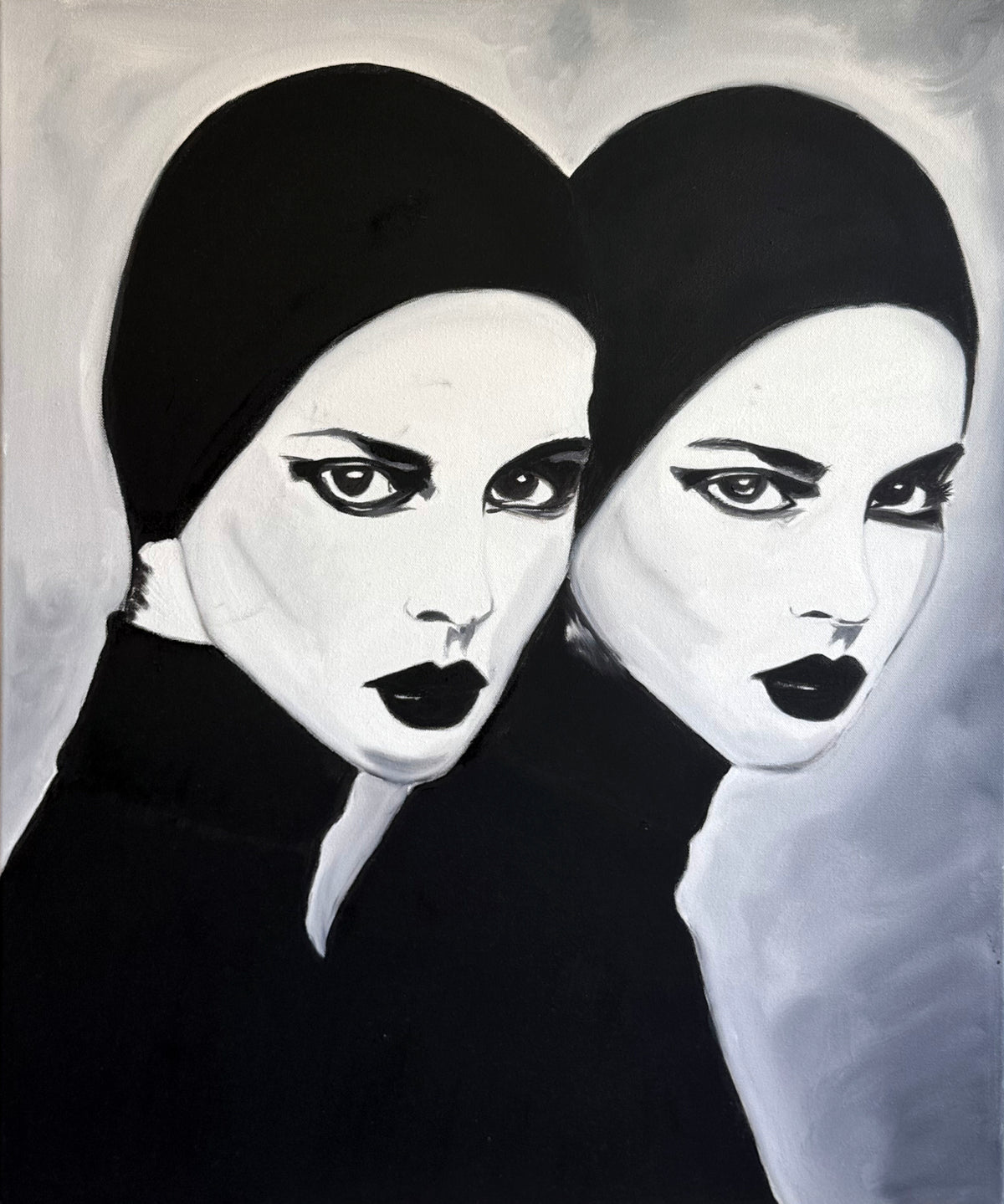 Twins — enhanced canvas print by Dana Edri
