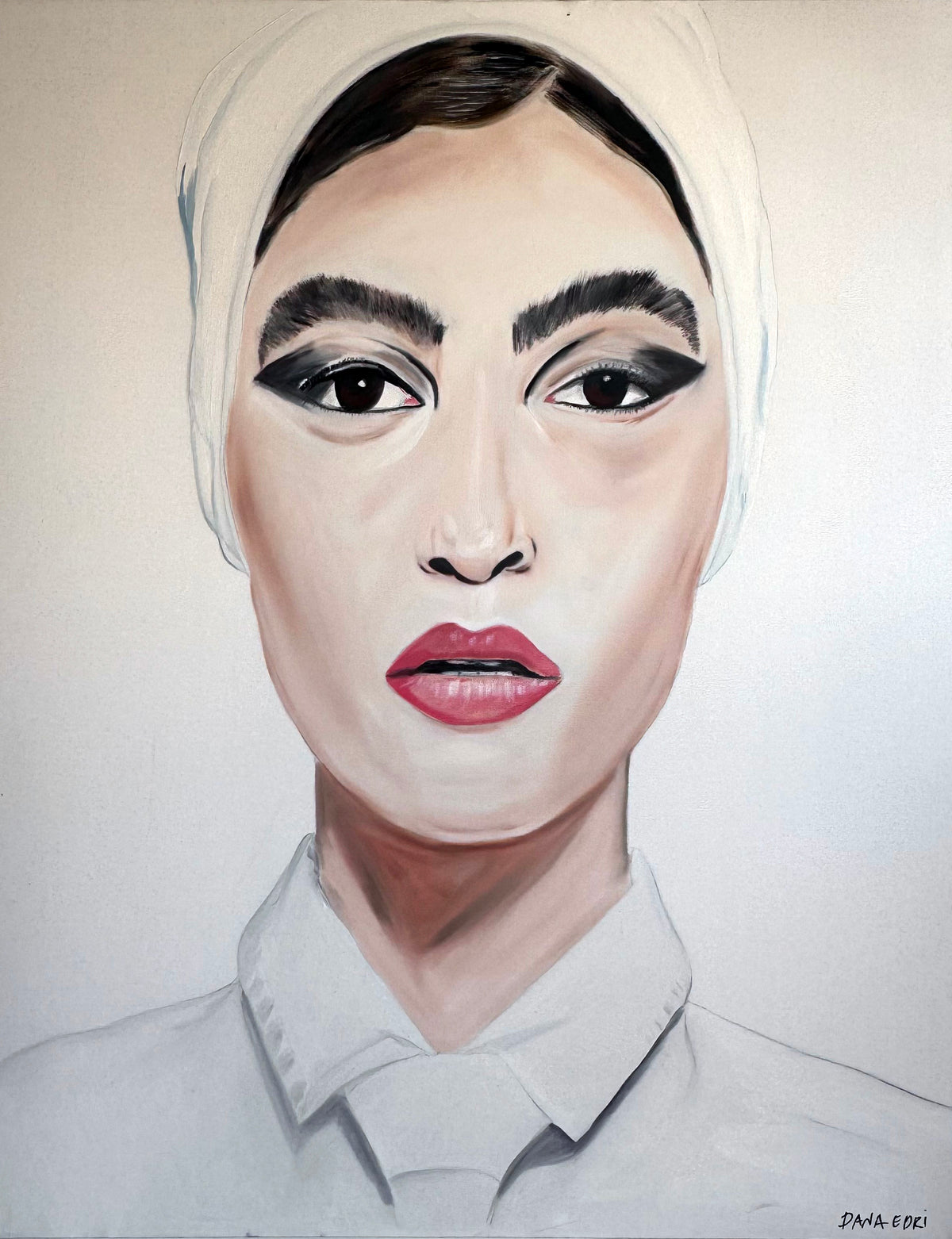 White Veil — oil painting by Dana Edri