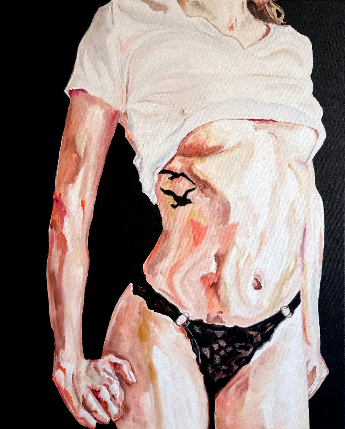 Skin — enhanced canvas print by Dana Edri