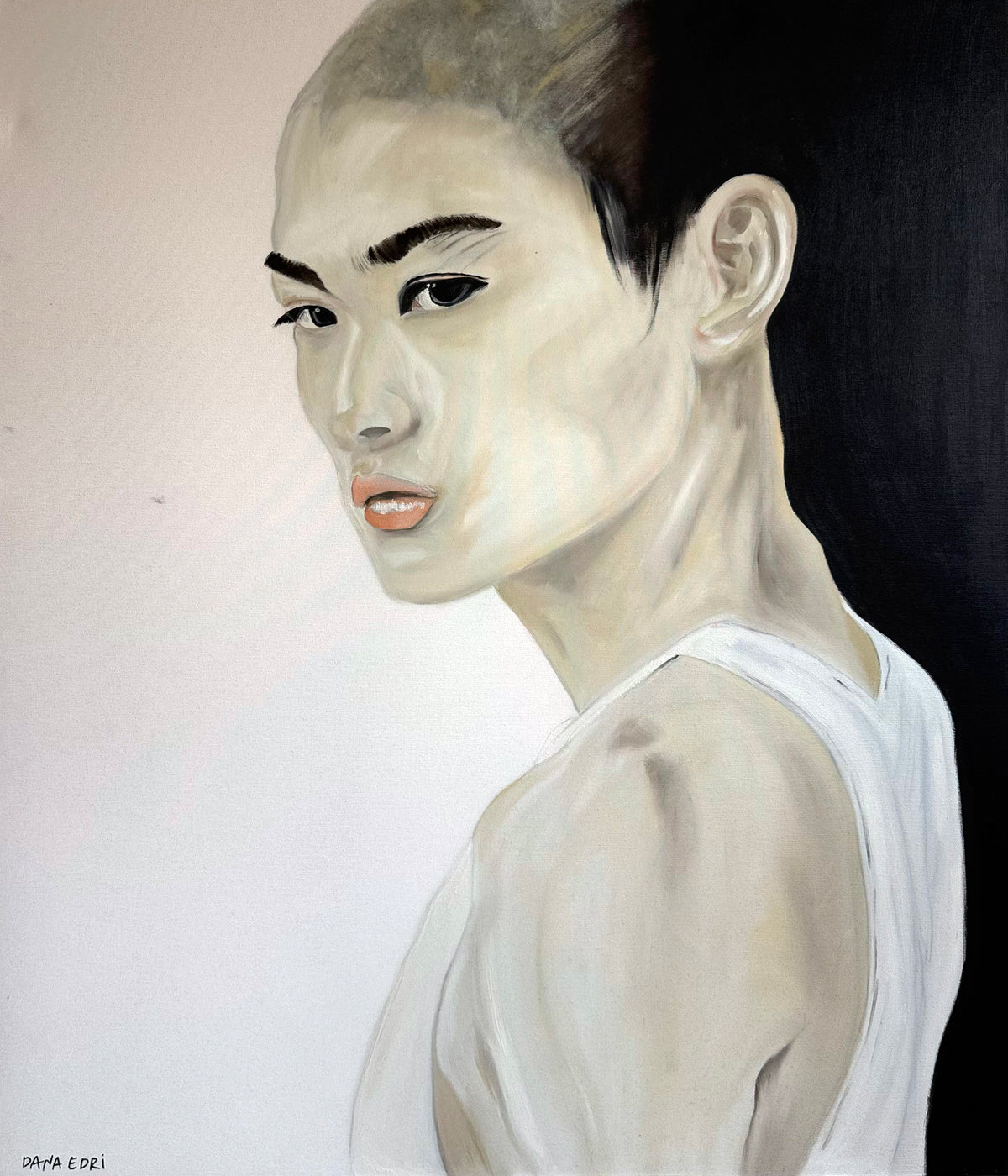 Glance — oil painting by Dana Edri