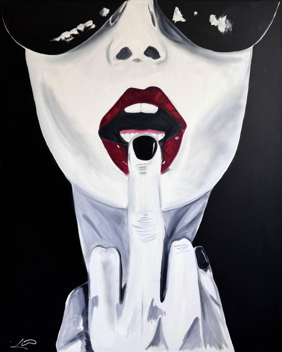 Attitude — oil painting by Dana Edri