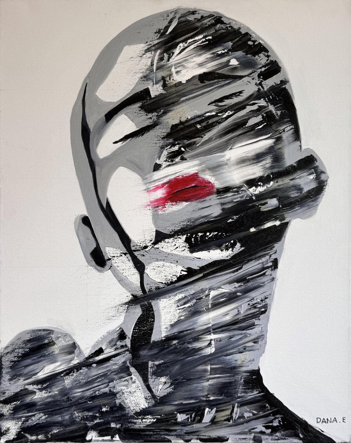 Static — oil painting by Dana Edri