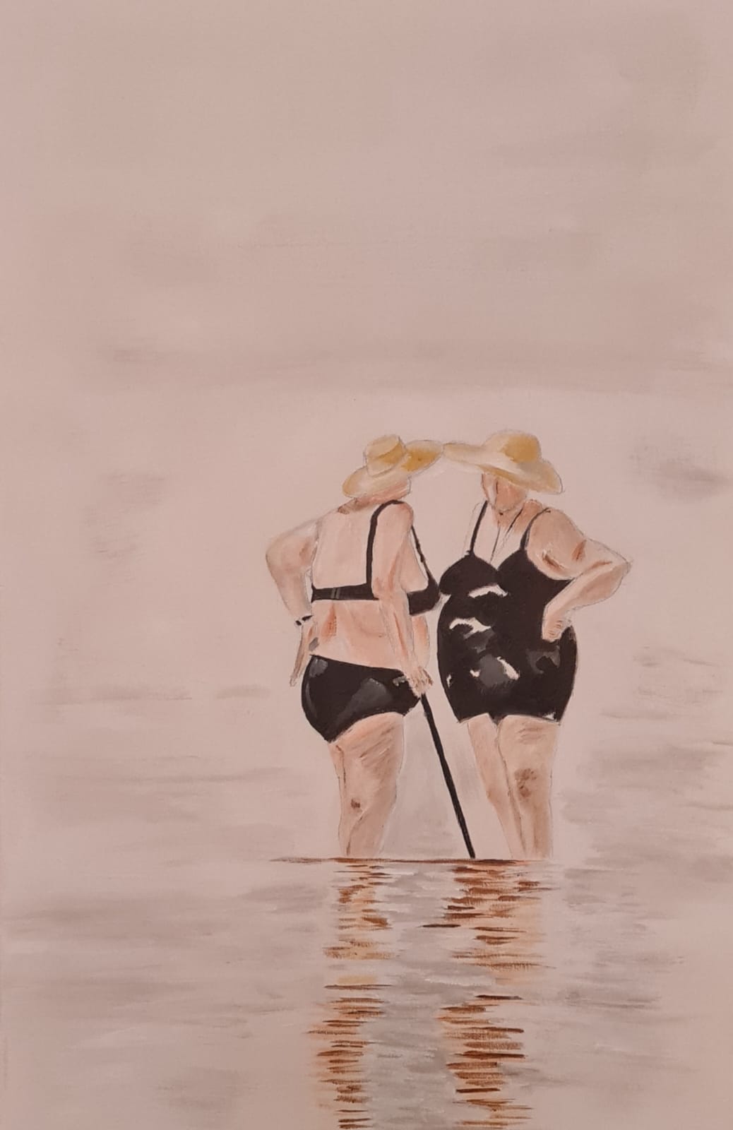 Low Tide — oil painting by Dana Edri