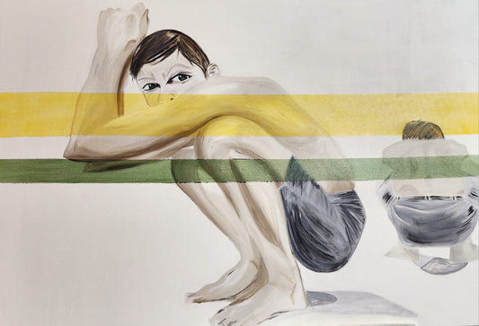 Stripes — oil painting by Dana Edri