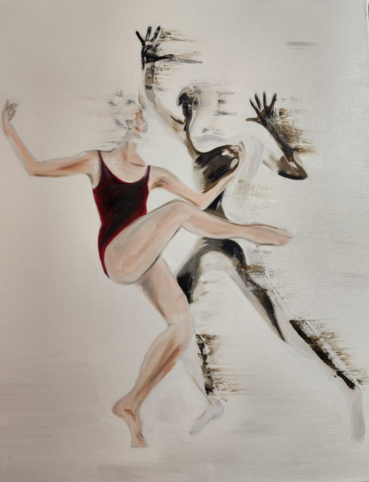 Duet — oil painting by Dana Edri