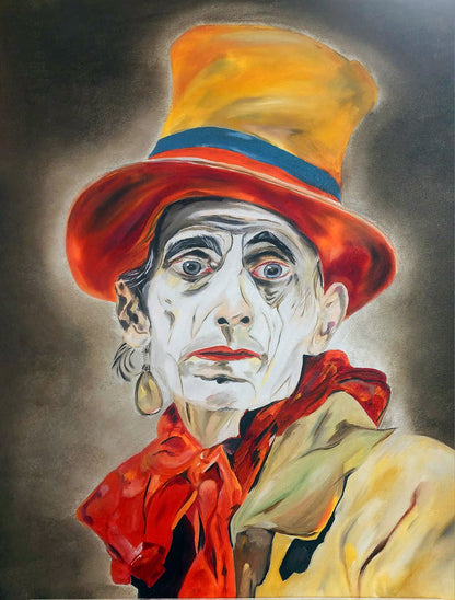 The Showman — oil painting by Dana Edri