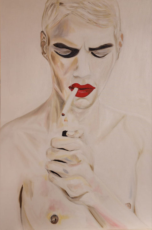 Spark — oil painting by Dana Edri